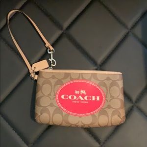 Authentic Coach Wristlet